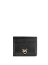 PINKO Black Calf Leather Bos Taurus Wallet