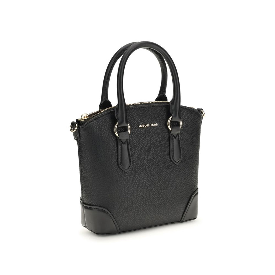Michael Kors Black Calf Leather Bos Taurus Handbag
