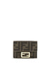 Fendi Brown Fabric Wallet