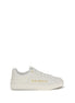 Balmain White Calf Leather Bos Taurus Low Top Sneakers