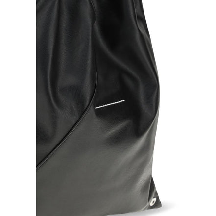 MM6 Black Polyethylene Handbag
