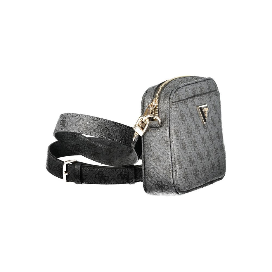 Γυναικεία Τσάντα Guess Jeans Nero Πολυουρεθάνη