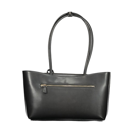 Guess Jeans Nero Poliuretano Woman Handbag