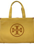 Tory Burch Yellow Fabric Shoulder Bag