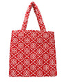 Tory Burch Red Cotton-Like Shoulder Bag