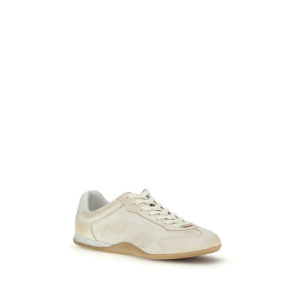 Gucci Λευκά Δερμάτινα Μοσχάρι Bos Taurus Low Top Sneakers