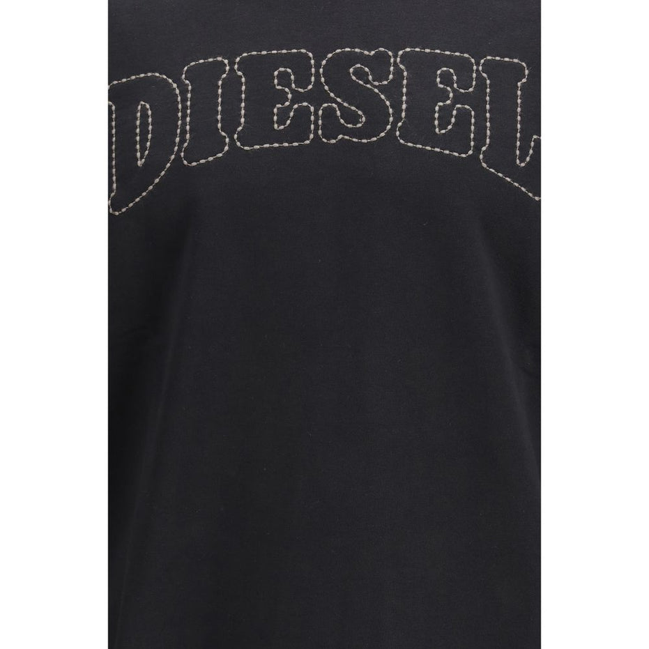 Diesel Black Cotton Sweatshirt