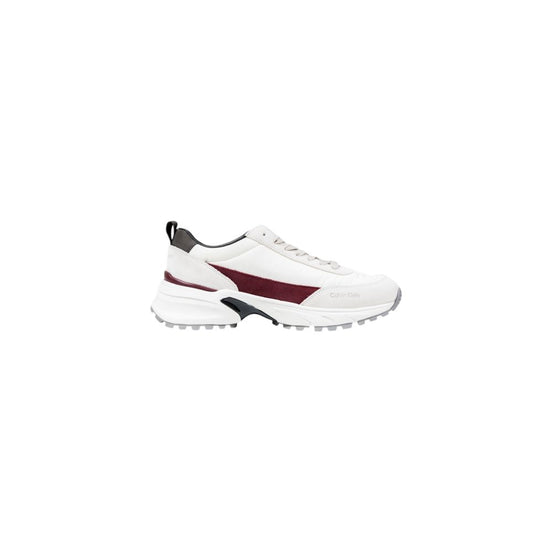 Chunky sneakers Calvin Klein από κρεμ σουέντ δέρμα