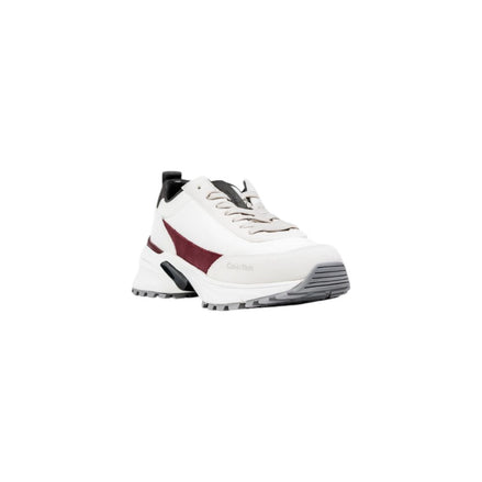 Chunky sneakers Calvin Klein από κρεμ σουέντ δέρμα