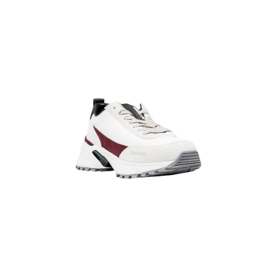 Chunky sneakers Calvin Klein από κρεμ σουέντ δέρμα