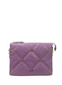 Twinset Purple Faux Leather Women Crossbody Bag