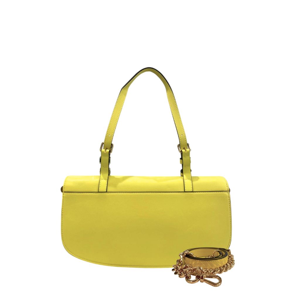 Twinset Yellow PU Women Shoulder Bag