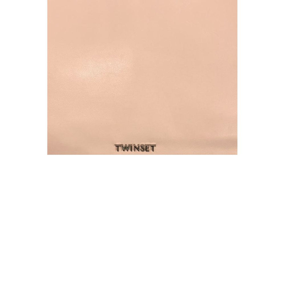 Twinset Pink PU Women Shoulder Bag