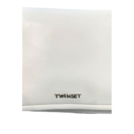 Twinset White PU Women Shoulder Bag
