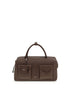 Max Mara Brown Calf Leather Bos Taurus Handbag