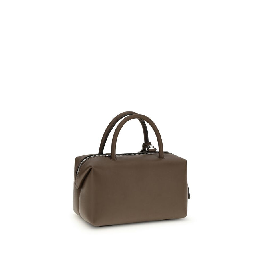Δερμάτινη Τσάντα Χειρός Max Mara Bos Taurus Καφέ