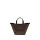 Brunello Cucinelli Bordeaux Calf Leather Bos Taurus Shoulder Bag