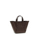 Brunello Cucinelli Bordeaux Calf Leather Bos Taurus Shoulder Bag
