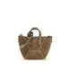 Brunello Cucinelli Brown Calf Leather Bos Taurus Shoulder Bag
