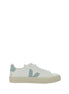 Veja White Calf Leather Bos Taurus Sneakers