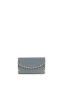 Valentino Garavani Blue Calf Leather Bos Taurus Wallet