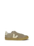 Veja Beige Calf Leather Bos Taurus Sneakers