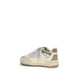 Golden Goose White Calf Leather Bos Taurus Chunky Sneakers