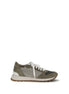 Brunello Cucinelli Bicolor Calf Leather Bos Taurus Athletic Sneakers