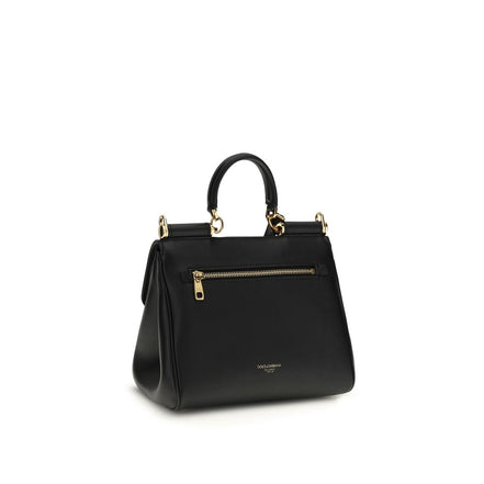 Τσάντα Ώμου Dolce & Gabbana Μαύρο Δέρμα Μόσχου Bos Taurus