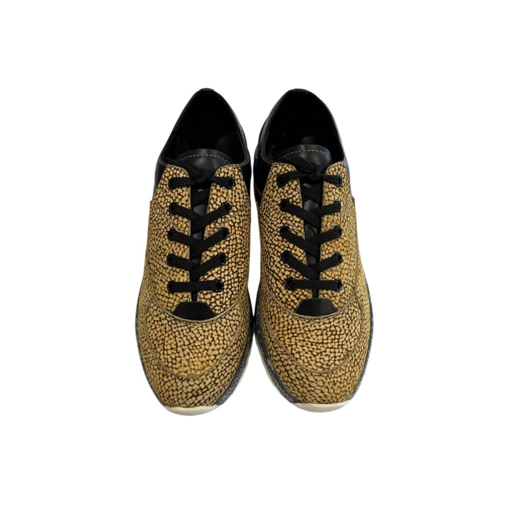Borbonese Γυναικεία Sneakers από Μπεζ Δέρμα