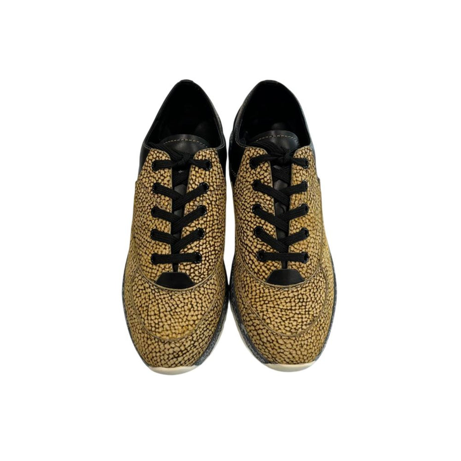 Borbonese Γυναικεία Sneakers από Μπεζ Δέρμα