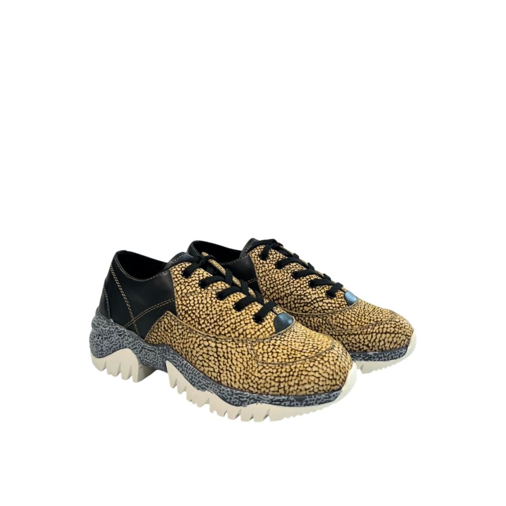 Borbonese Γυναικεία Sneakers από Μπεζ Δέρμα
