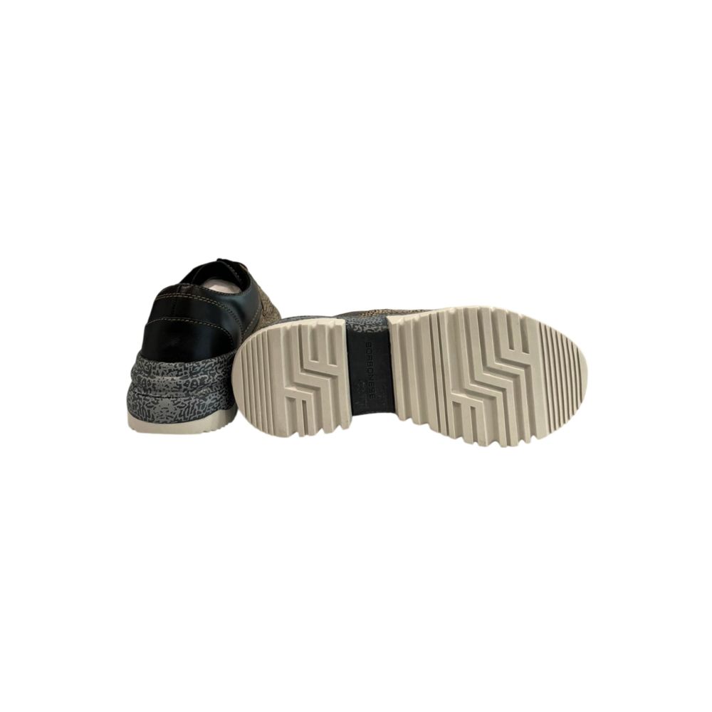 Borbonese Γυναικεία Sneakers από Μπεζ Δέρμα