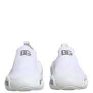 Dolce & Gabbana White Slip On Wave Low Top Sneakers Shoes