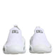 Dolce & Gabbana White Slip On Wave Low Top Sneakers Shoes
