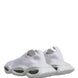 Dolce & Gabbana White Slip On Wave Low Top Sneakers Shoes