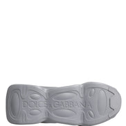 Dolce & Gabbana Gray Slip On Wave Low Top Sneakers