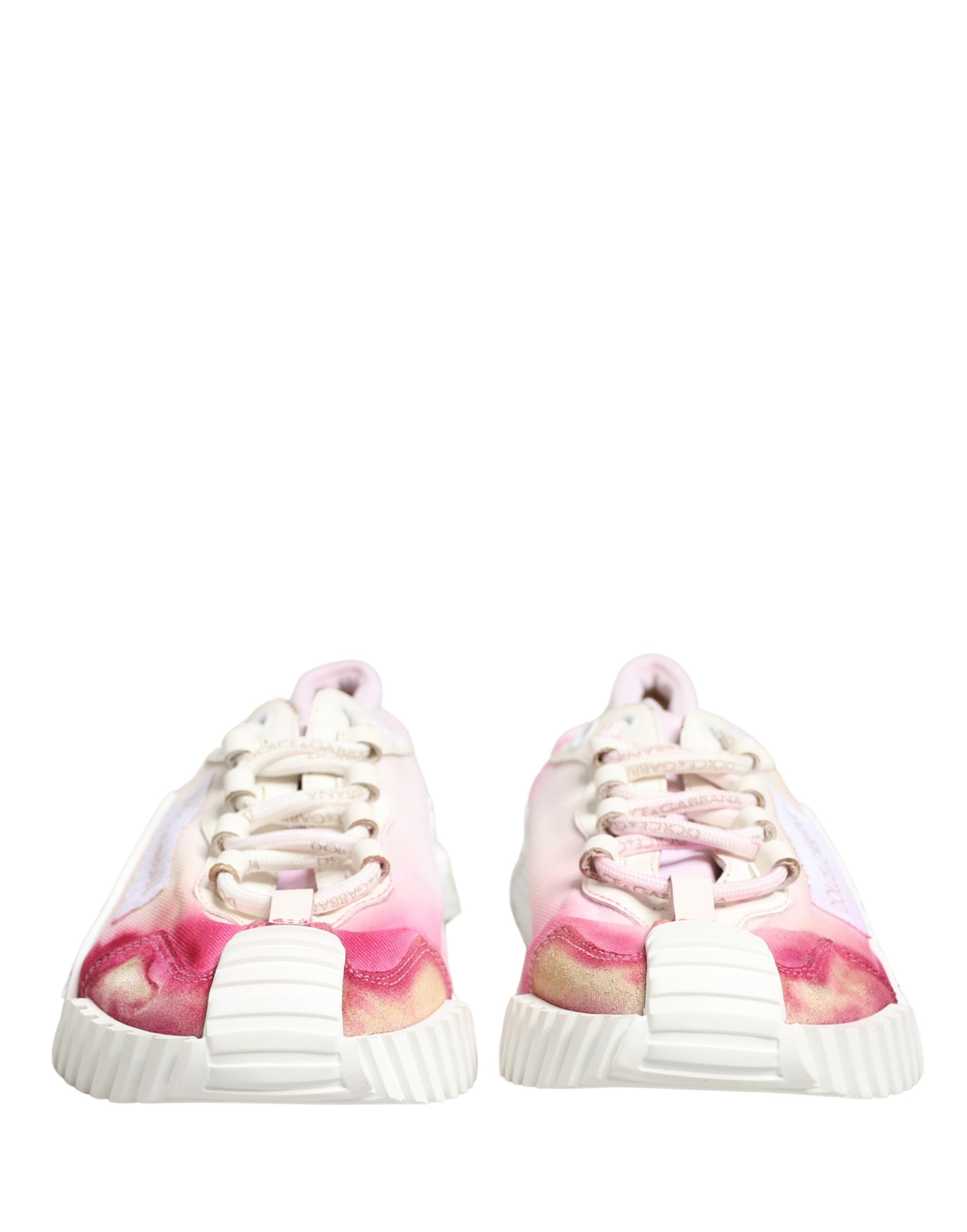 Dolce & Gabbana Λευκά NS1 Low Top Sneakers με κορδόνια