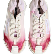 Dolce & Gabbana White NS1 Lace Up Low Top Sneakers Shoes