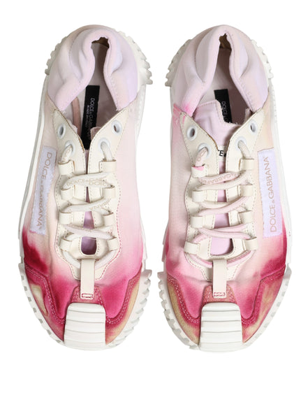 Dolce & Gabbana White NS1 Lace Up Low Top Sneakers Shoes
