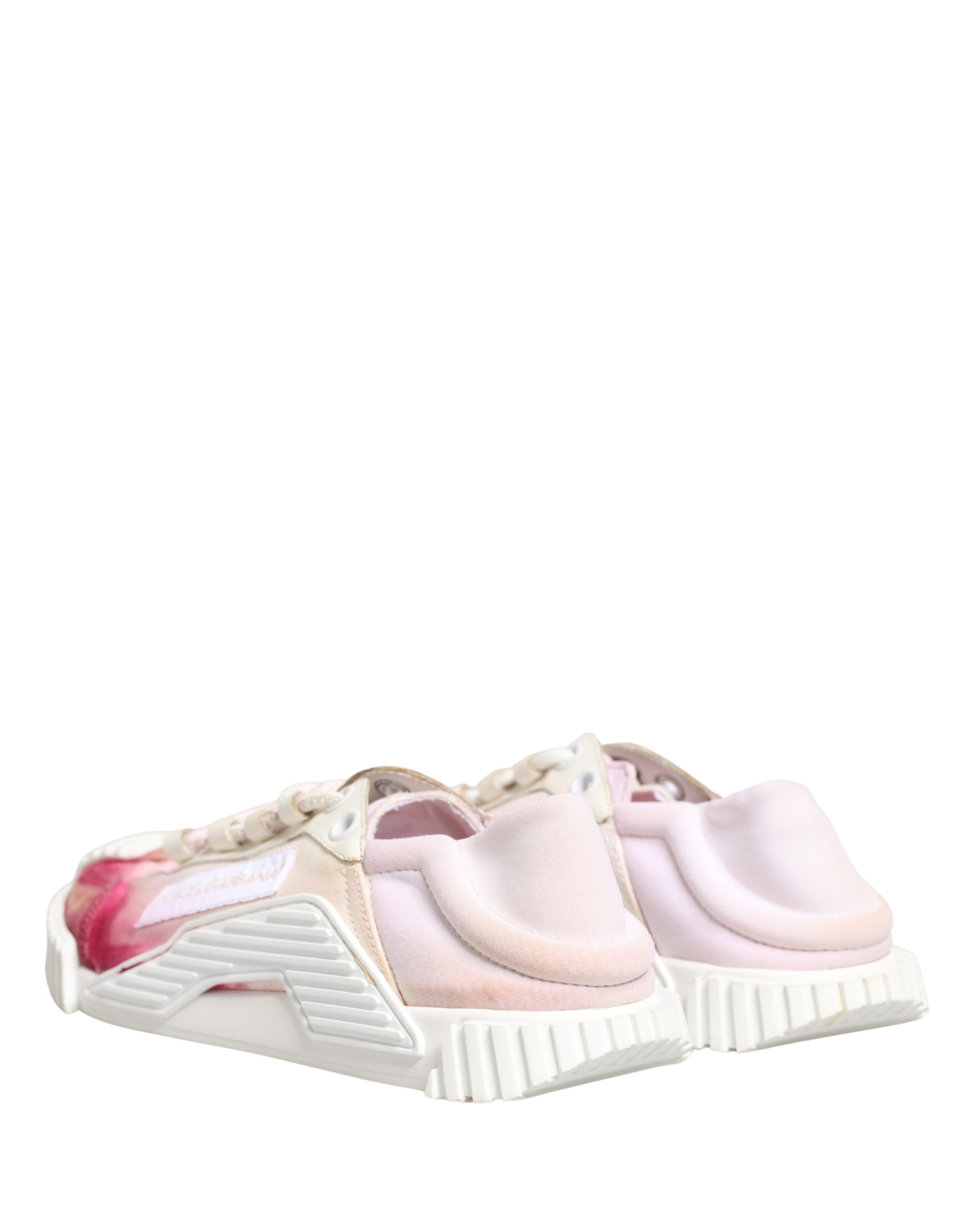 Dolce & Gabbana Λευκά NS1 Low Top Sneakers με κορδόνια