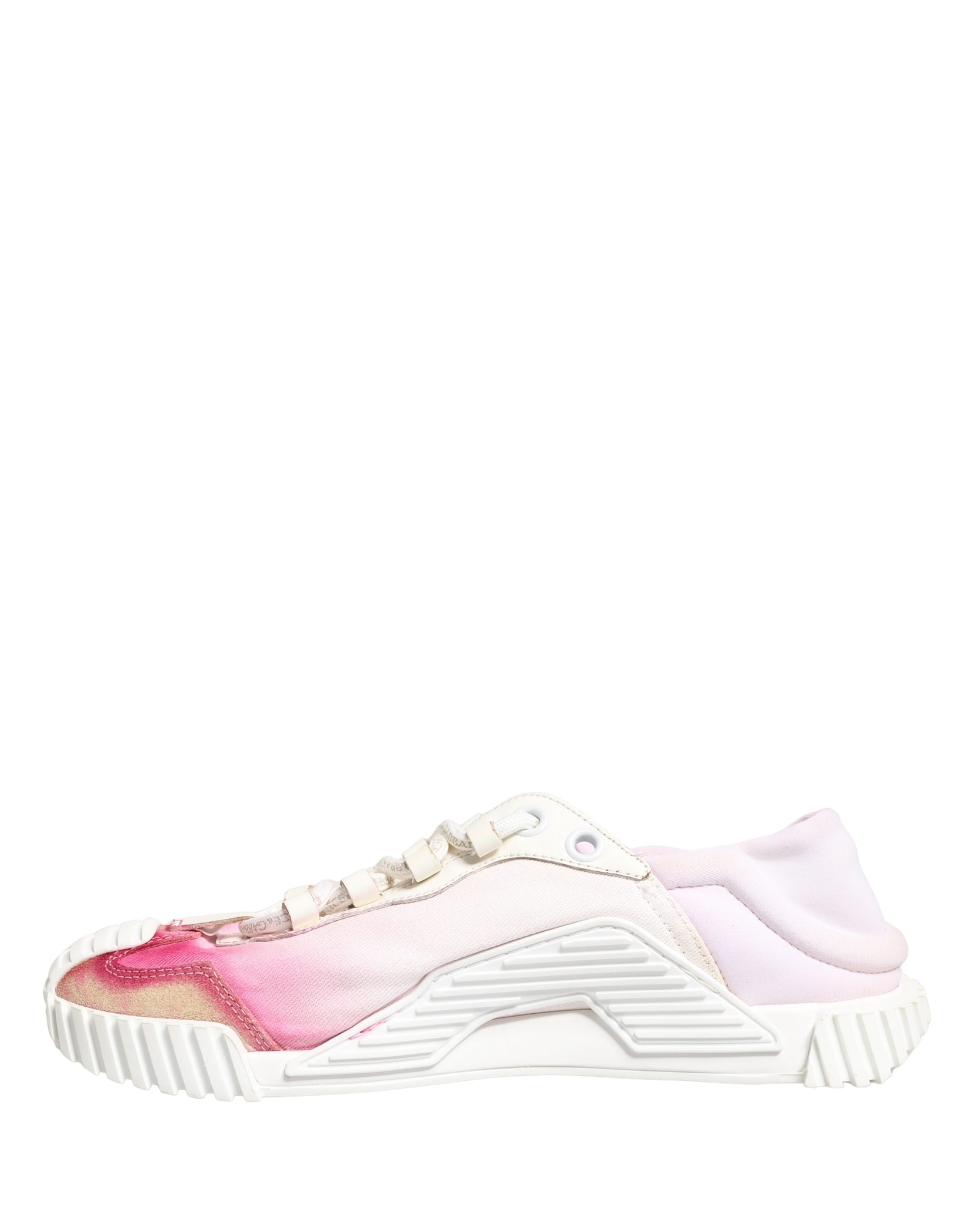 Dolce & Gabbana Λευκά NS1 Low Top Sneakers με κορδόνια