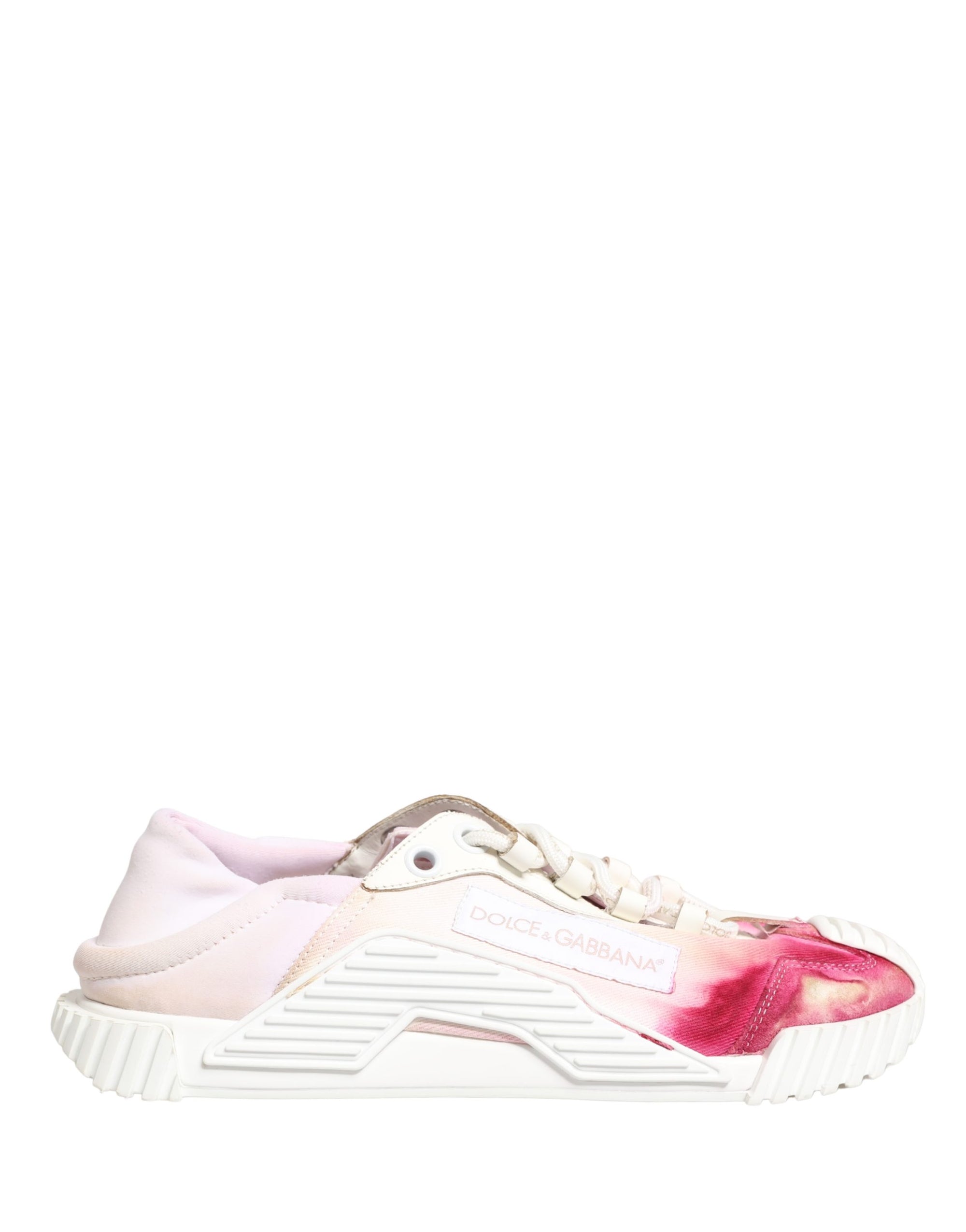 Dolce & Gabbana White NS1 Lace Up Low Top Sneakers Shoes