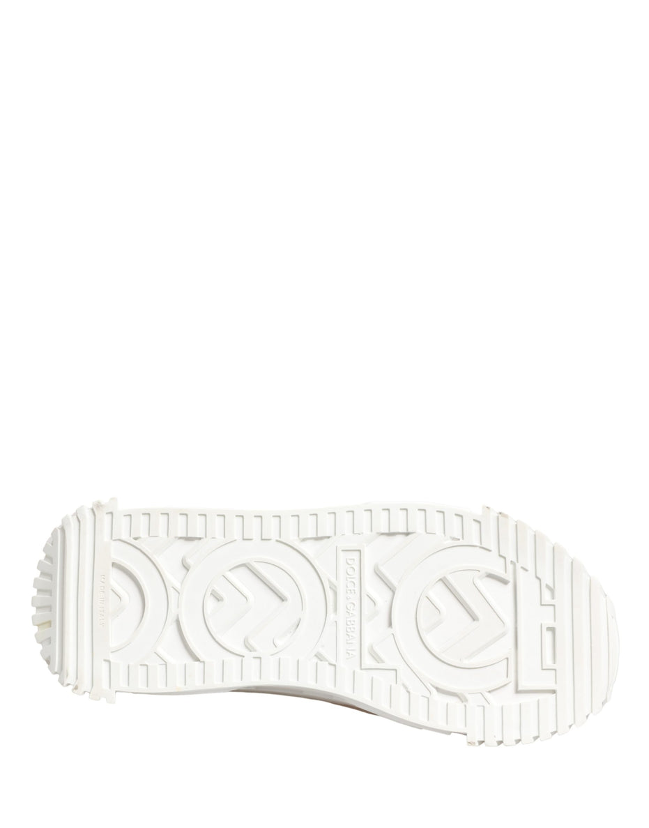 Dolce & Gabbana Λευκά NS1 Low Top Sneakers με κορδόνια