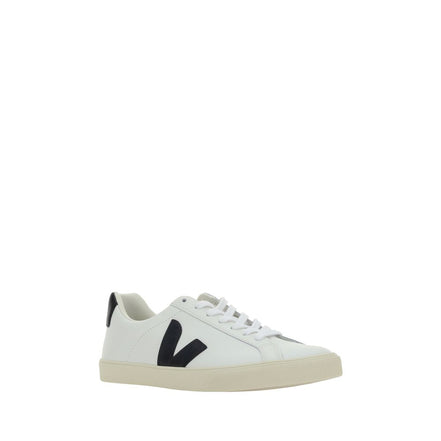 Veja White Calf Leather Bos Taurus Sneakers