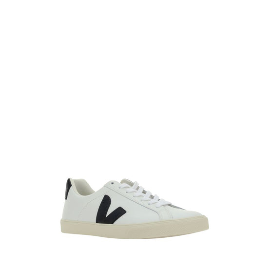 Veja White Calf Leather Bos Taurus Sneakers