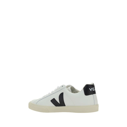 Veja White Calf Leather Bos Taurus Sneakers