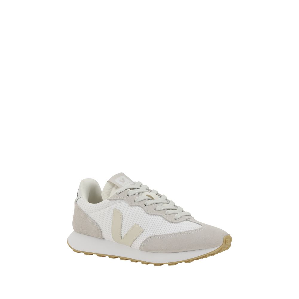 Veja White Calf Leather Bos Taurus Sneakers