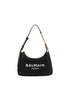 Balmain Black Cotton Shoulder Bag
