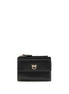 PINKO Black Calf Leather Bos Taurus Wallet